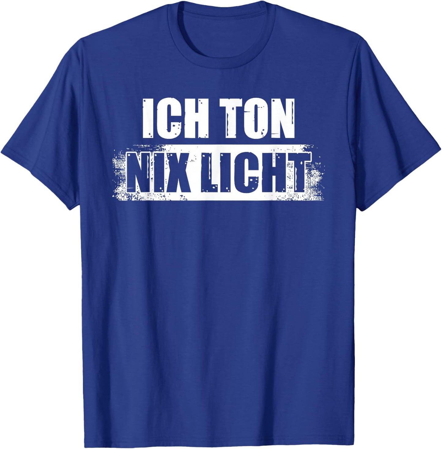 Ich Ton nix Licht Tonmeister Toningenieur Tontechniker T-Shirt - T-Shirt | Royal