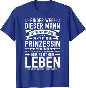 Finger Weg Dieser Mann Ist Vergeben - Partner Mann , black T-Shirt - T-Shirt | Royal