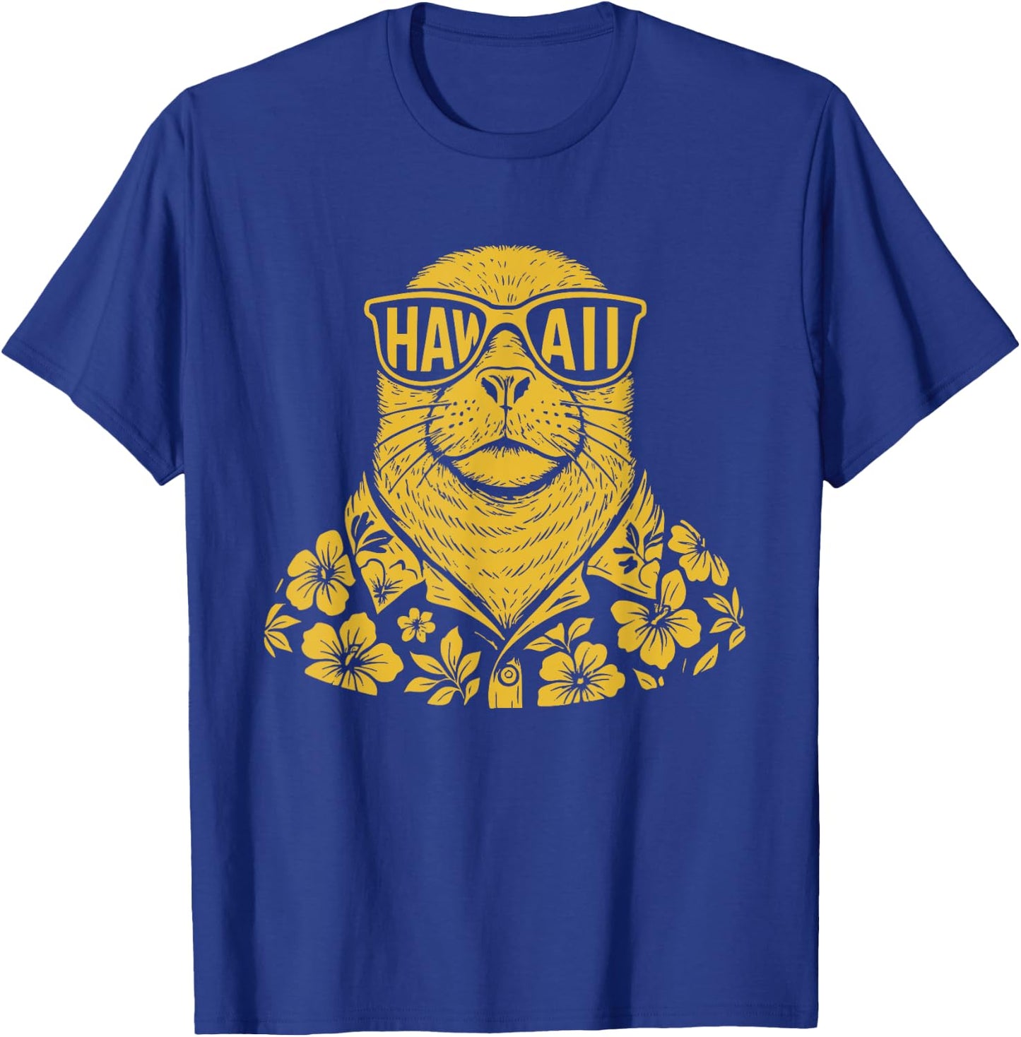Hawaiian Monk Seal Aloha T-Shirt - T-Shirt | Royal