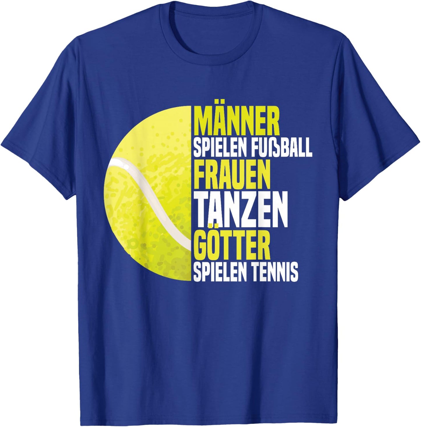Lustiges Tennisplatz Tennisspieler Tennistrainer T-Shirt - T-Shirt | Royal