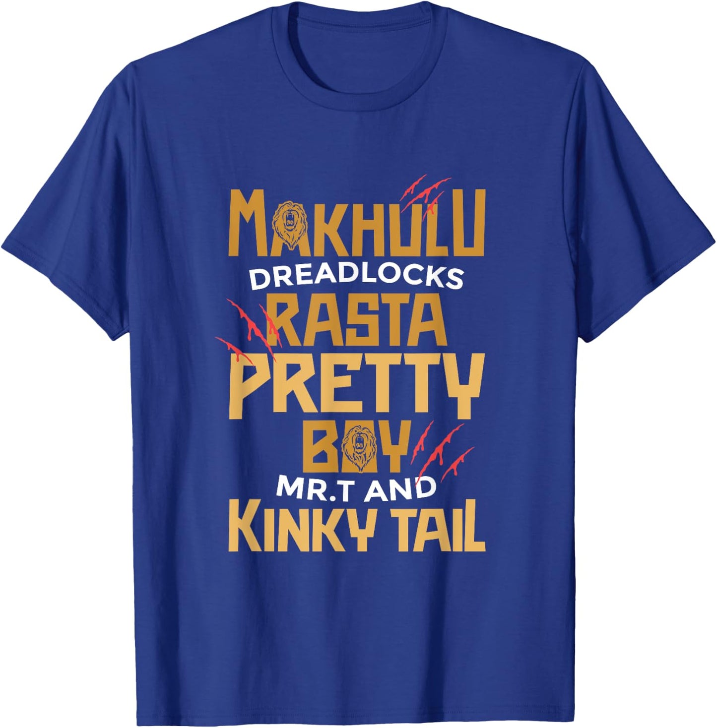 Mapogos Coalition Gang of Brother Lions Novelty T-Shirt - T-Shirt | Royal