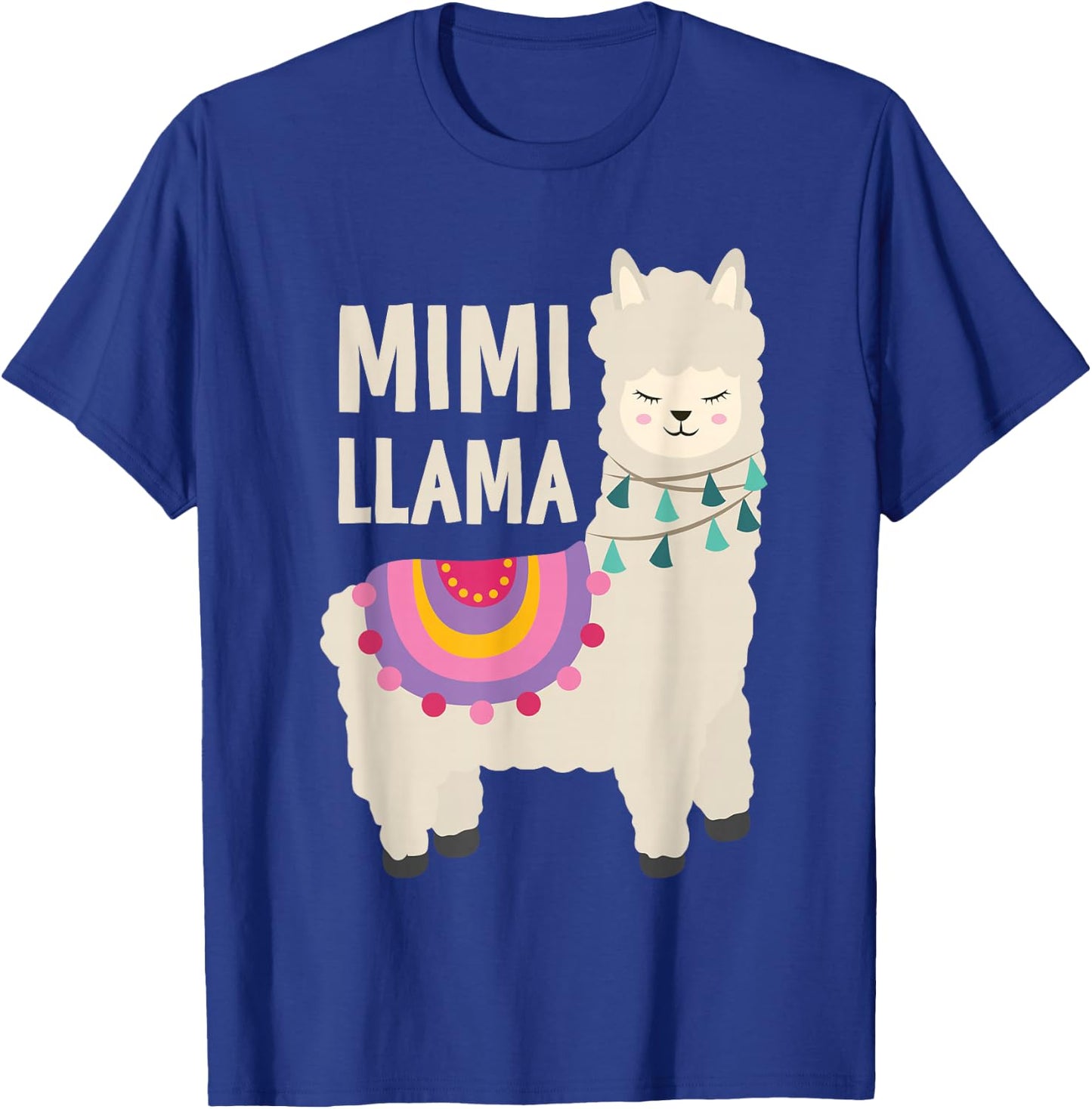 Mimi Llama Mimi Of The Birthday Llama Party Family T-Shirt - T-Shirt | Royal
