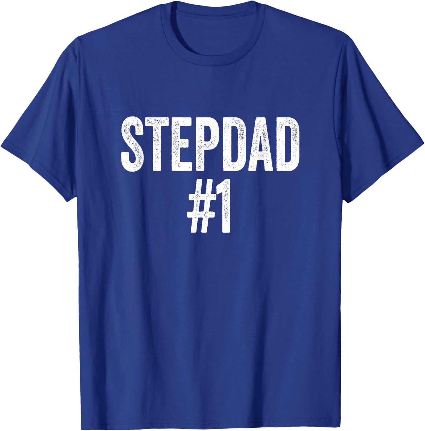 Number 1 Stepdad T-Shirt - T-Shirt | Royal