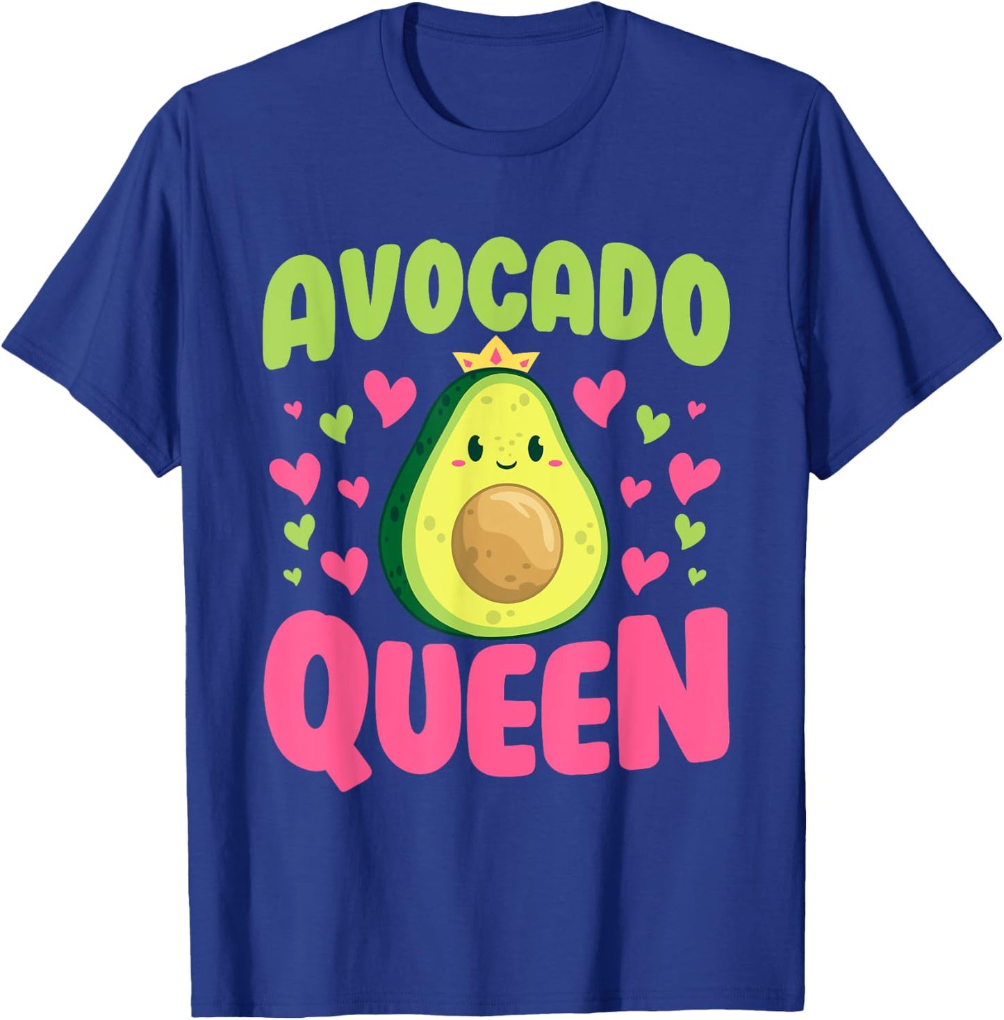 Avocado Queen Funny Butter-Fruit Veganism Fruit Lover Outfit T-Shirt - T-Shirt | Royal