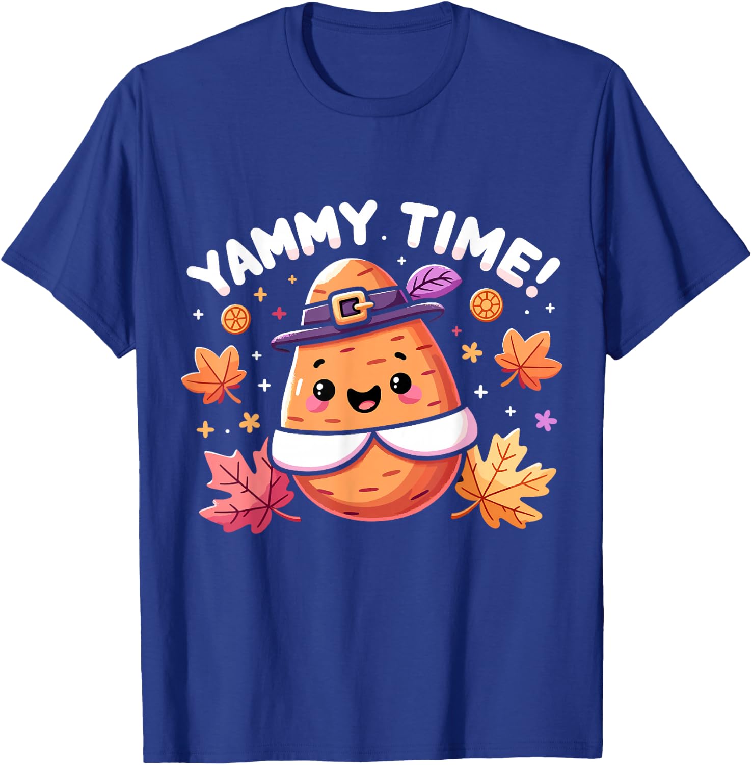 Funny Thanksgiving Yam Yammy Time T-Shirt - T-Shirt | Royal