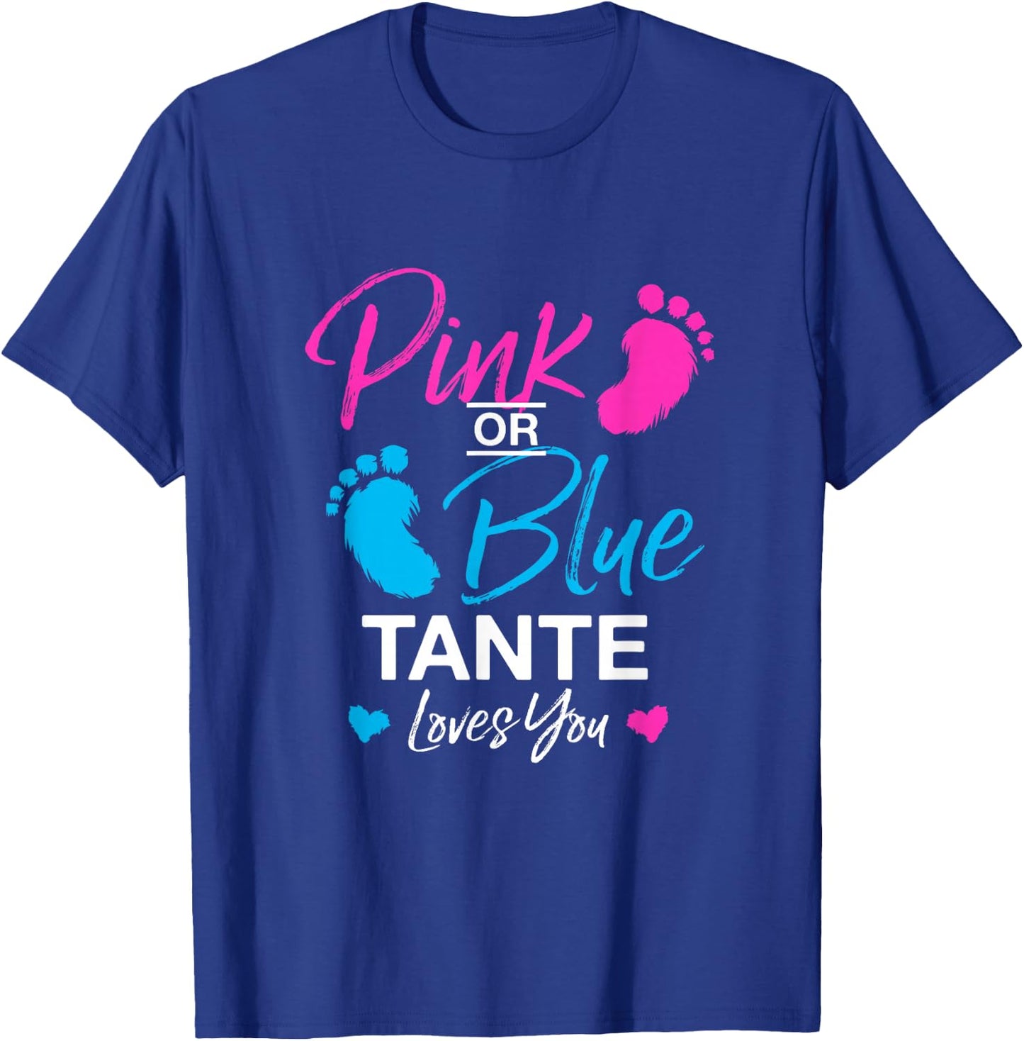 Gender Reveal Tante Babyparty Great-Tante T-Shirt - T-Shirt | Royal