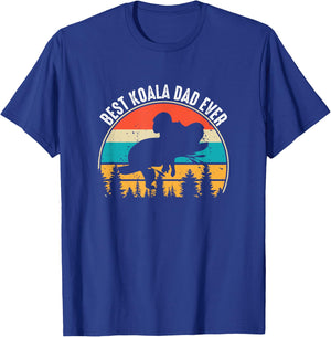 Koala Dad Koalas Funny Men Father Boys Koala Bear Lovers T-Shirt - T-Shirt | Royal