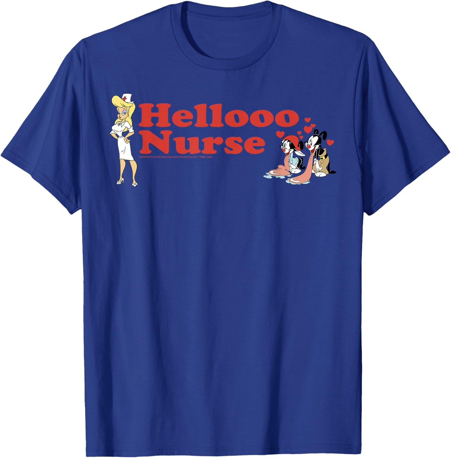 Animaniacs Group Shot Hellooo Nurse T-Shirt - T-Shirt | Royal