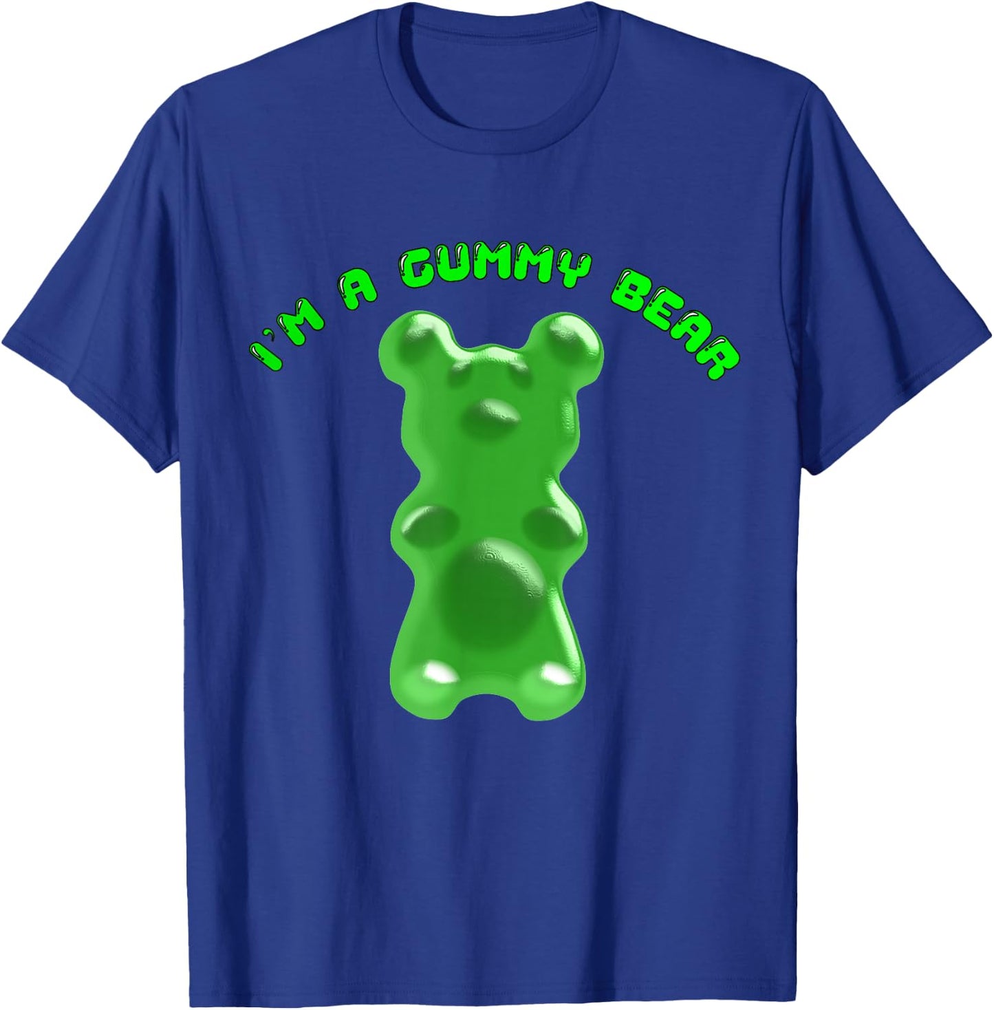 Funny Cute Kids I'm a Gummy Bear Gift T-Shirt - T-Shirt | Royal
