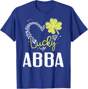 Funny Abba Shirt St Patricks Day Gift , black T-Shirt - T-Shirt | Royal