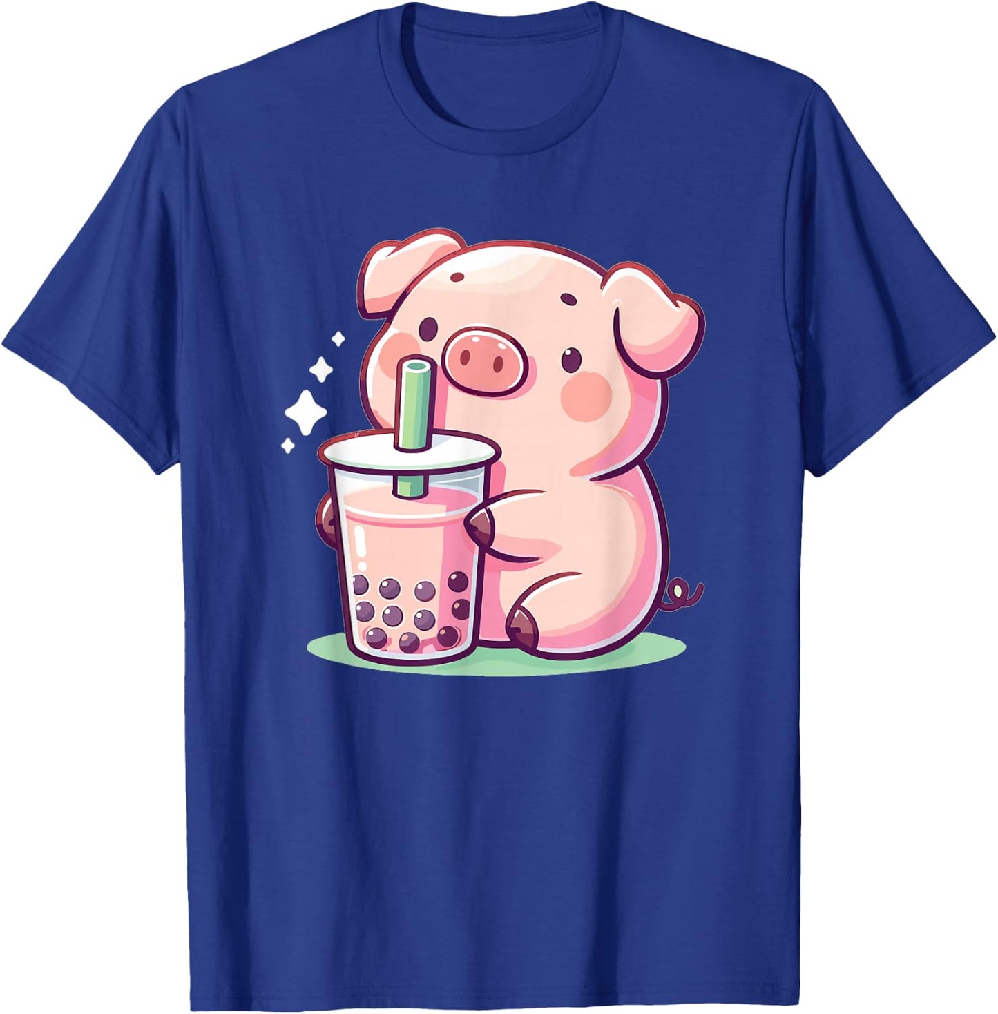 Discover Animal Designs In Kawaii Style Here -Adults Black Small Modern T-Shirt - T-Shirt | Royal
