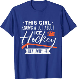 Cooles Eishockey Outfit - Ice Hockey T-Shirt - T-Shirt | Royal