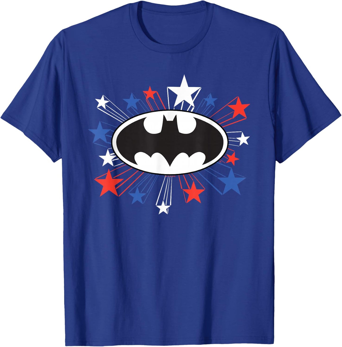 Batman Shooting Stars For 4th Of July T-Shirt - T-Shirt | Royal