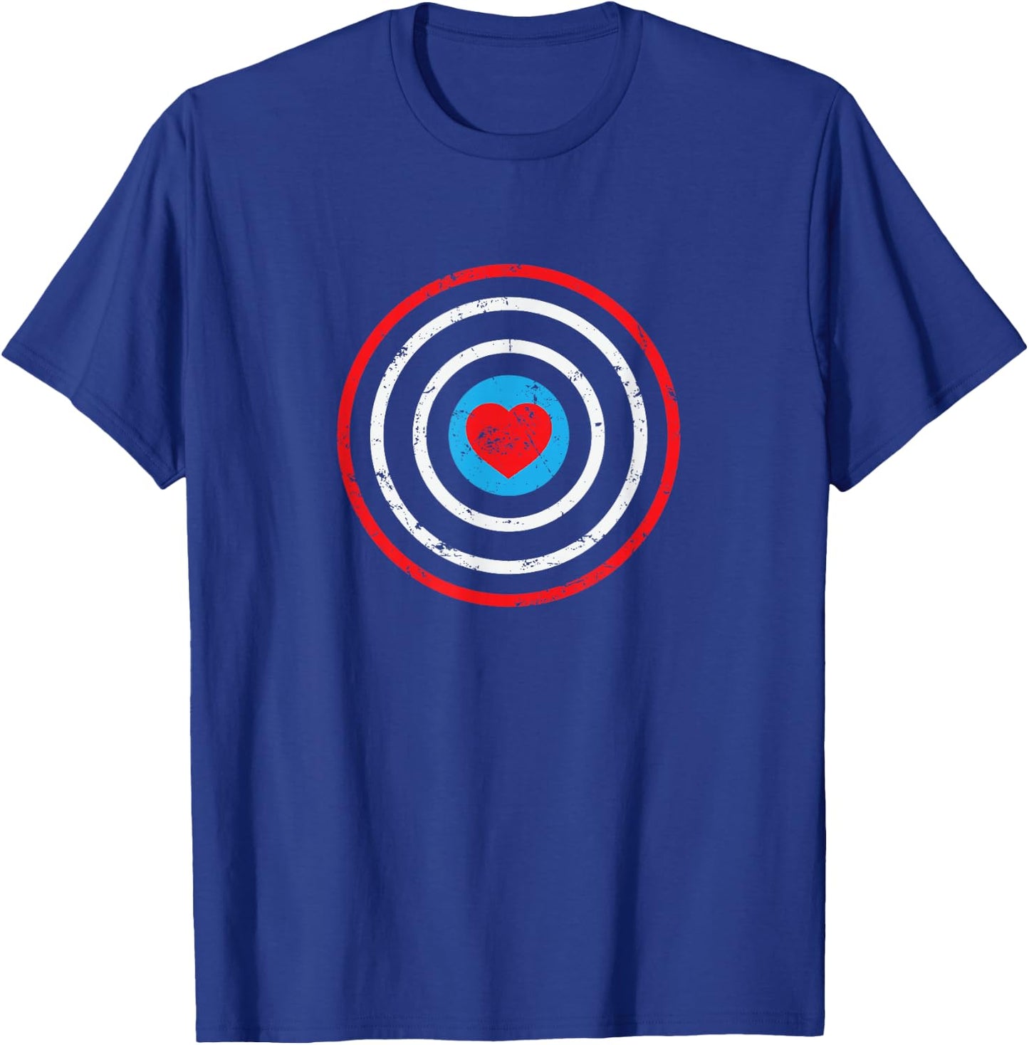 Zielscheibe mit Herz Bogenschießen T-Shirt - T-Shirt | Royal