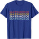 US American City 70's Retro USA - Vintage San Francisco T-Shirt - T-Shirt | Royal
