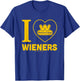 Wienerschnitzel I Love Wieners Big Chest Logo T-Shirt - T-Shirt | Royal