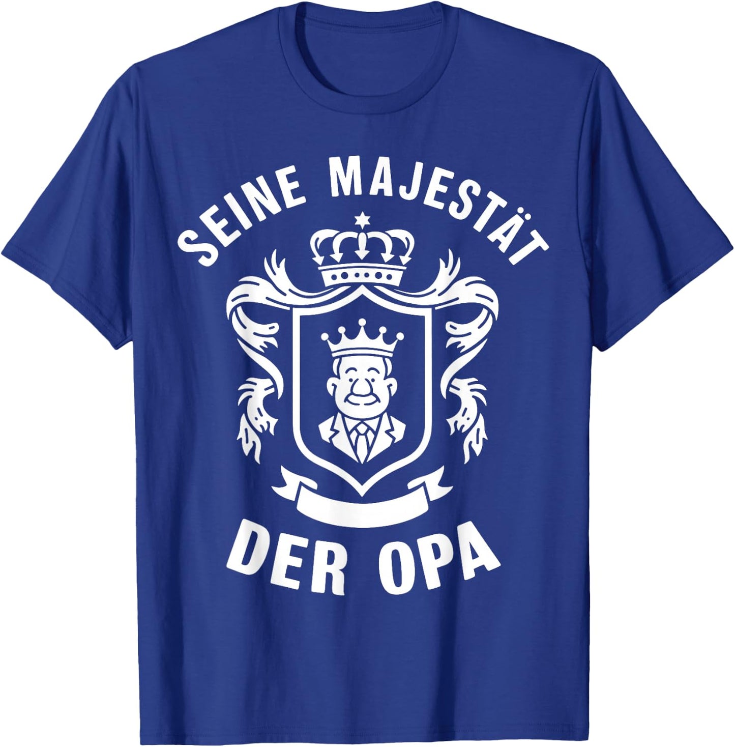 His Majesty the Grandpa , black T-Shirt - T-Shirt | Royal