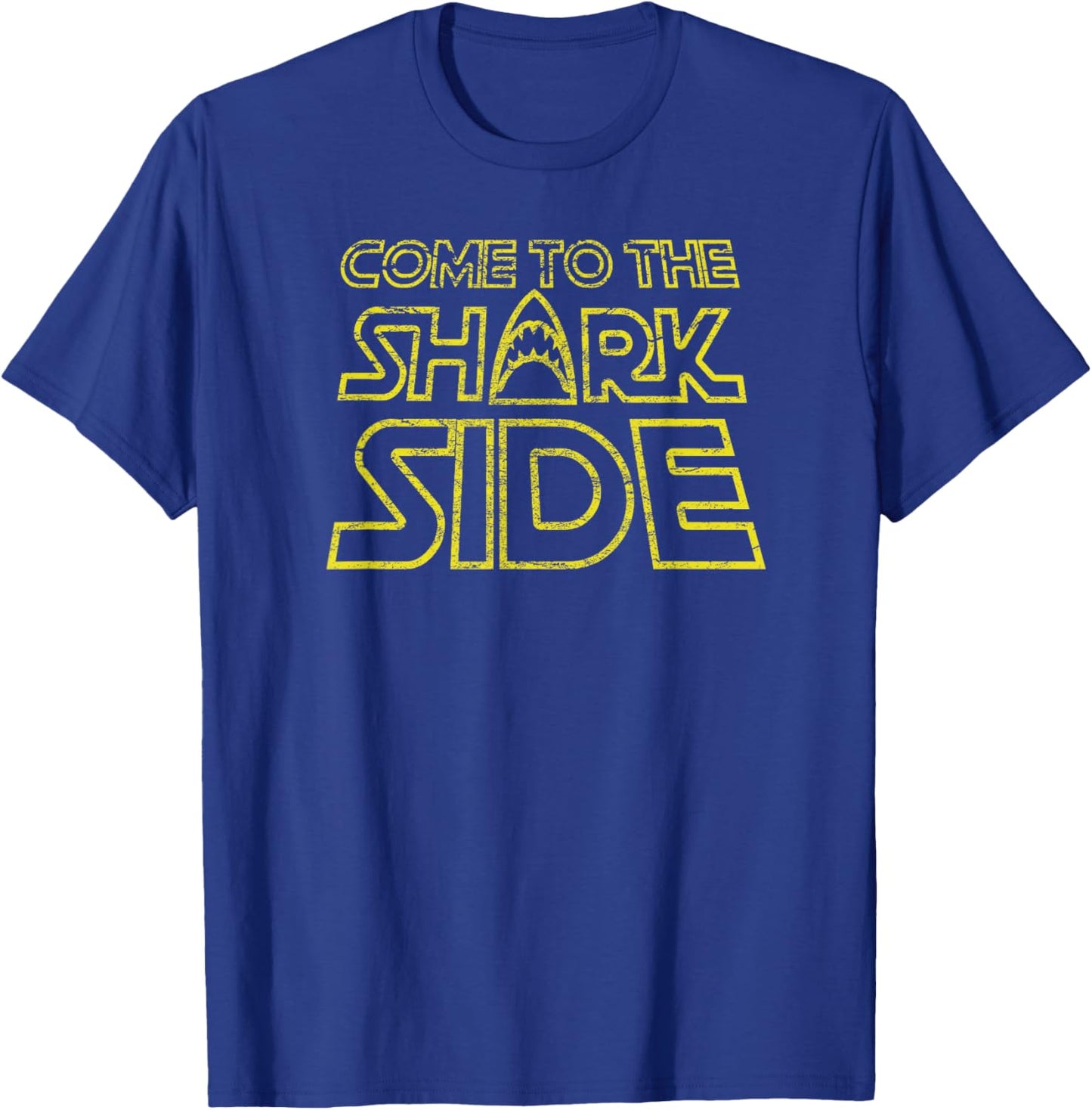 Come To The Shark Side Love Sharks Vintage Gift T-Shirt - T-Shirt | Royal