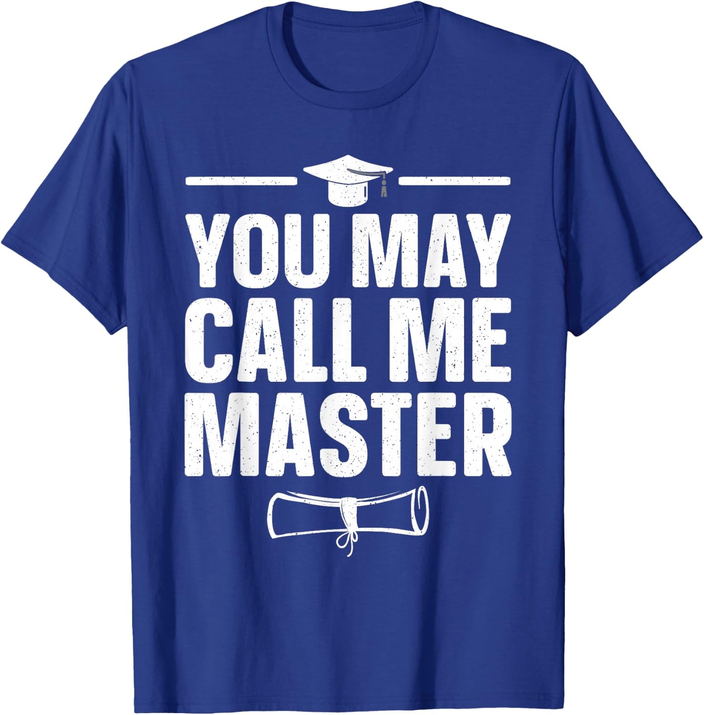 Masters Degree Graduation Art Women Masters Degree T-Shirt - T-Shirt | Royal