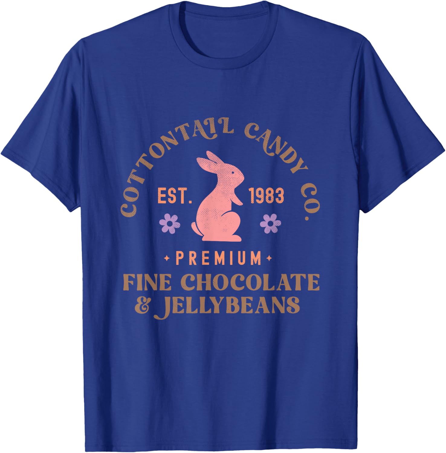 Cottontail Candy Co. Funny Easter T-Shirt - T-Shirt | Royal