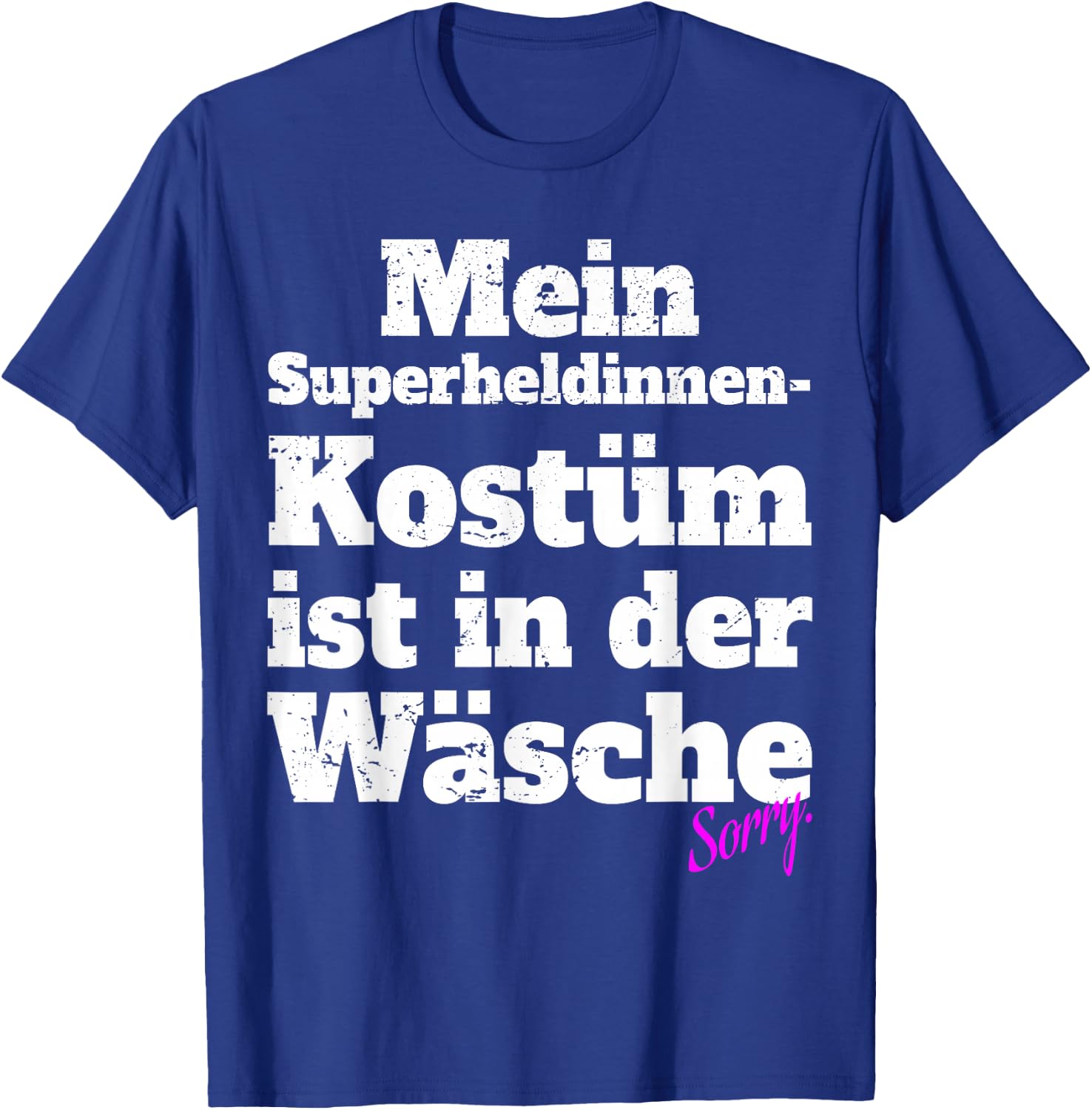 Superhero Costume Ist In Der Wäsche Carnival Superhero , black T-Shirt - T-Shirt | Royal