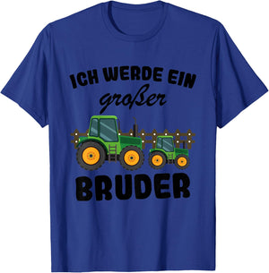 Ich Werde Großer Bruder 2026 Traktor T-Shirt - T-Shirt | Royal