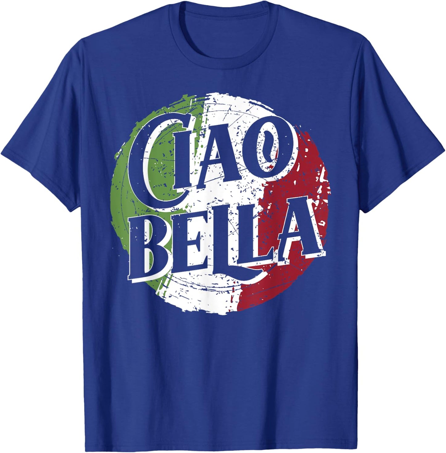 Ciao Bella mit italienischer Flagge, italienisches T-Shirt - T-Shirt | Royal