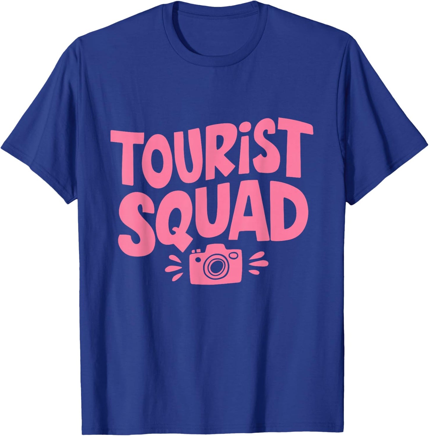 Tourist Squad Camera Girl Souvenir Vacation Travel T-Shirt - T-Shirt | Royal