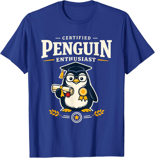 Know Your Penguins Penguin Species Biology Science Animal T-Shirt - T-Shirt | Royal