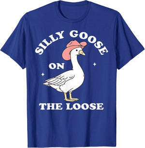 Silly Goose On The Loose T-Shirt - T-Shirt | Royal