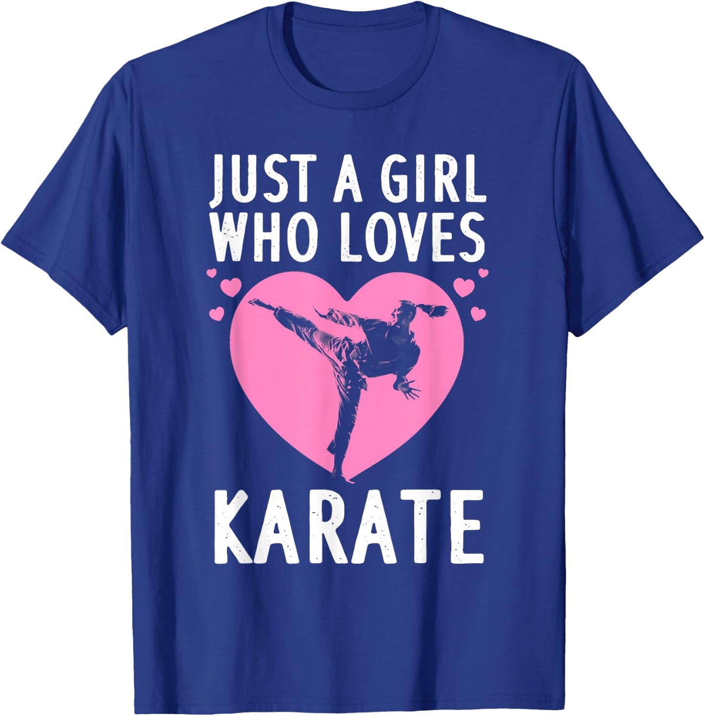 Funny Karate Girls Karate Black Belt Martial Arts T-Shirt - T-Shirt | Royal