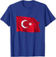 Nationalflagge der Türkei T-Shirt - T-Shirt | Royal