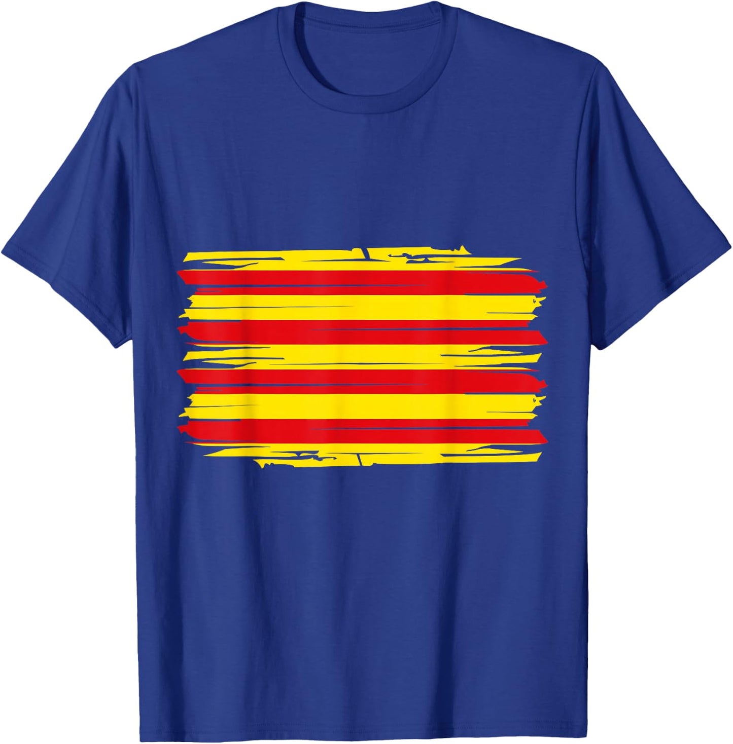 Catalan Flag , Black, S T-Shirt - T-Shirt | Royal