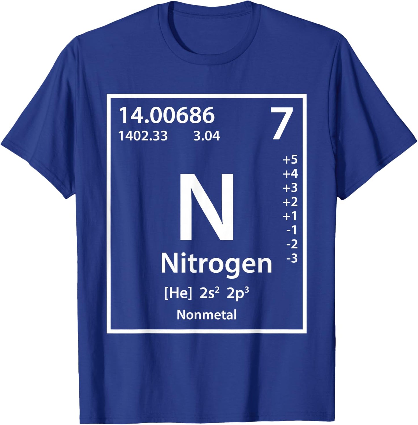 Nitrogen Element (white) T-Shirt - T-Shirt | Royal