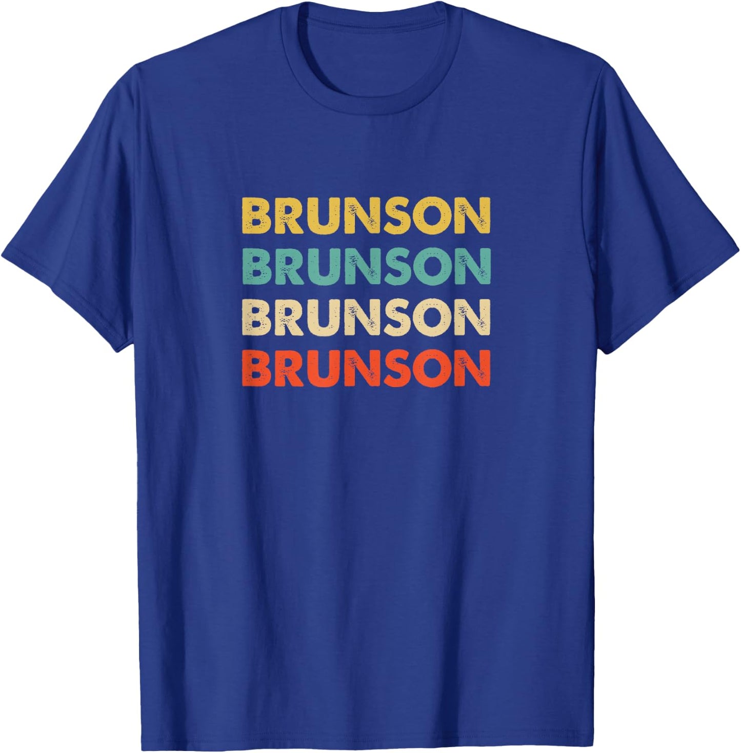 Brunson Name T-Shirt - T-Shirt | Royal