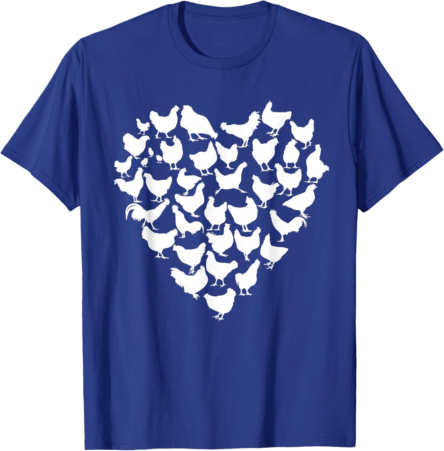 chicken Love for Farmer raising chickens farm T-Shirt - T-Shirt | Royal