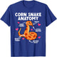 Corn Snake Anatomy Corn Snake Owner Corn Snake Lover T-Shirt - T-Shirt | Royal