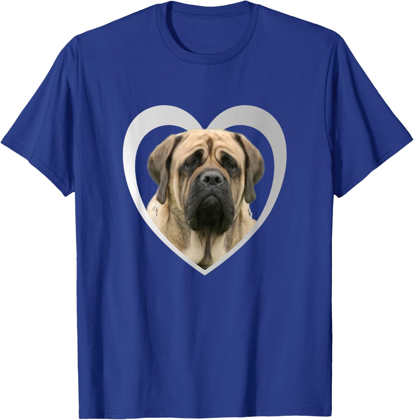 English Mastiff - Dog Heart Lover - English Mastiff T-Shirt - T-Shirt | Royal