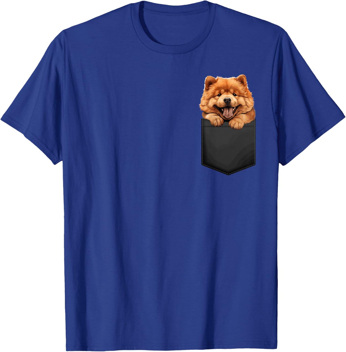 Fonny Chow Chow Puppy in a Pocket Pet Lover T-Shirt - T-Shirt | Royal