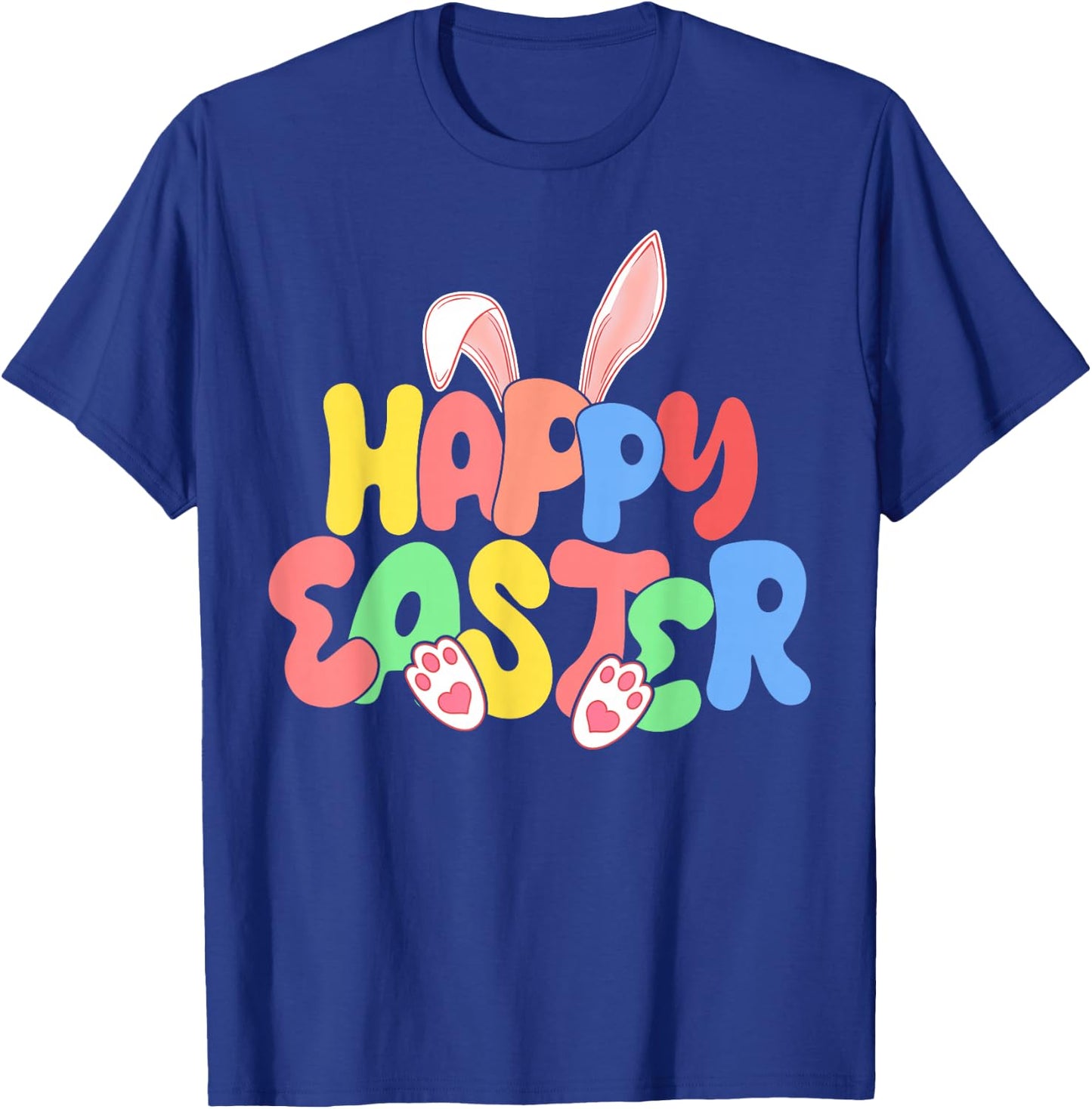 Happy Easter, Family Group, Easter Bunny, Egg Hunting Squad T-Shirt - T-Shirt | Royal