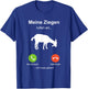 with German Text "Meine Goat" [My Goat], black T-Shirt - T-Shirt | Royal