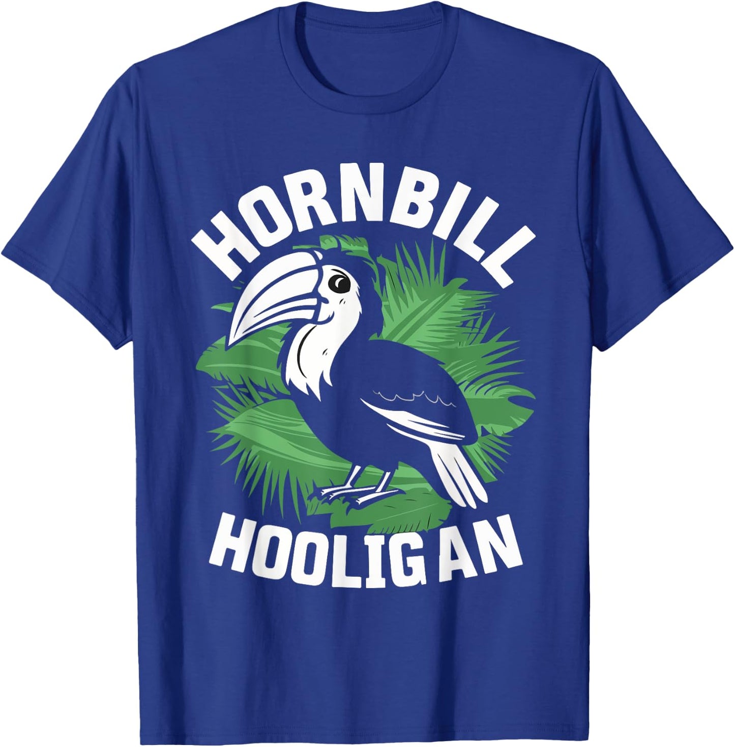 Hornbill Bird Watcher T-Shirt - T-Shirt | Royal