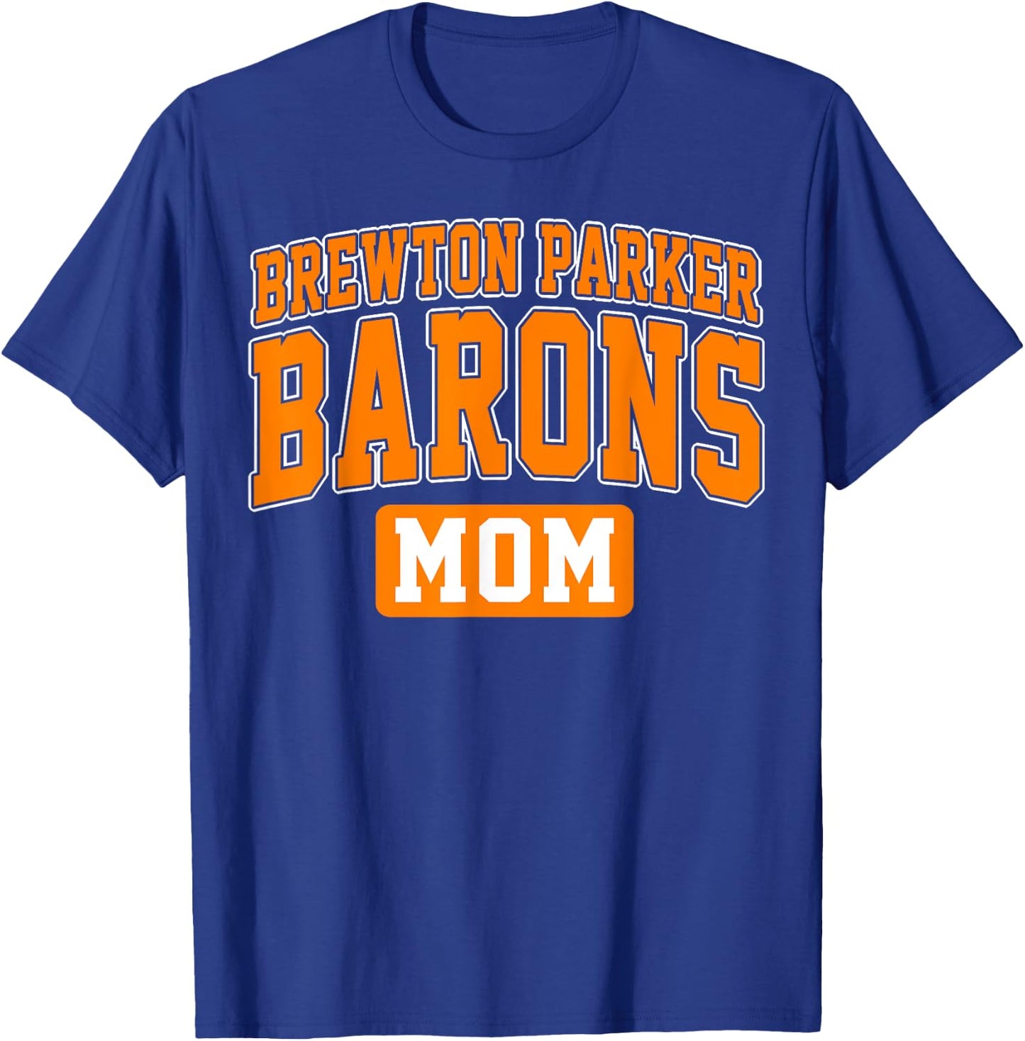 Brewton-Parker College Barons Mom Arch Vintage Design Women T-Shirt - T-Shirt | Royal