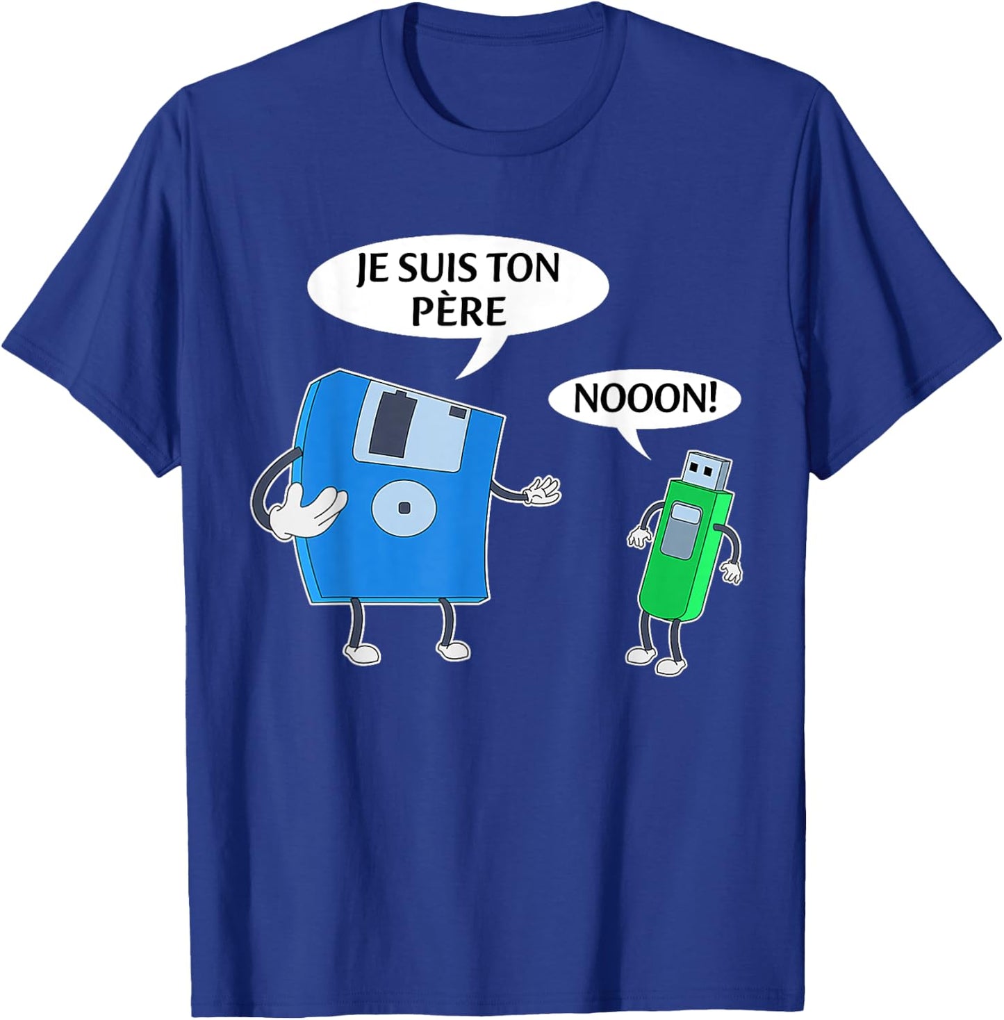 It's funny, I'm your father, the geek of USB sticks and d , Black, S T-Shirt - T-Shirt | Royal
