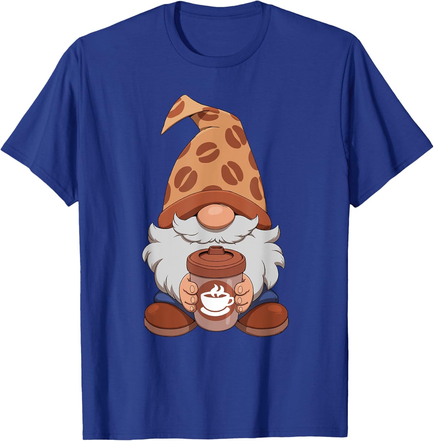 Gnome Coffee T-Shirt - T-Shirt | Royal