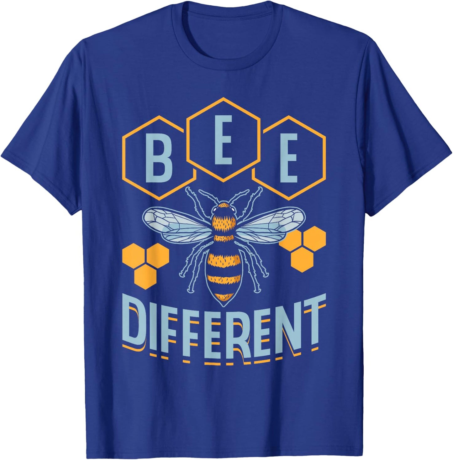Bee Different Honeybee Beekeeping Hobby Beekeeper T-Shirt - T-Shirt | Royal