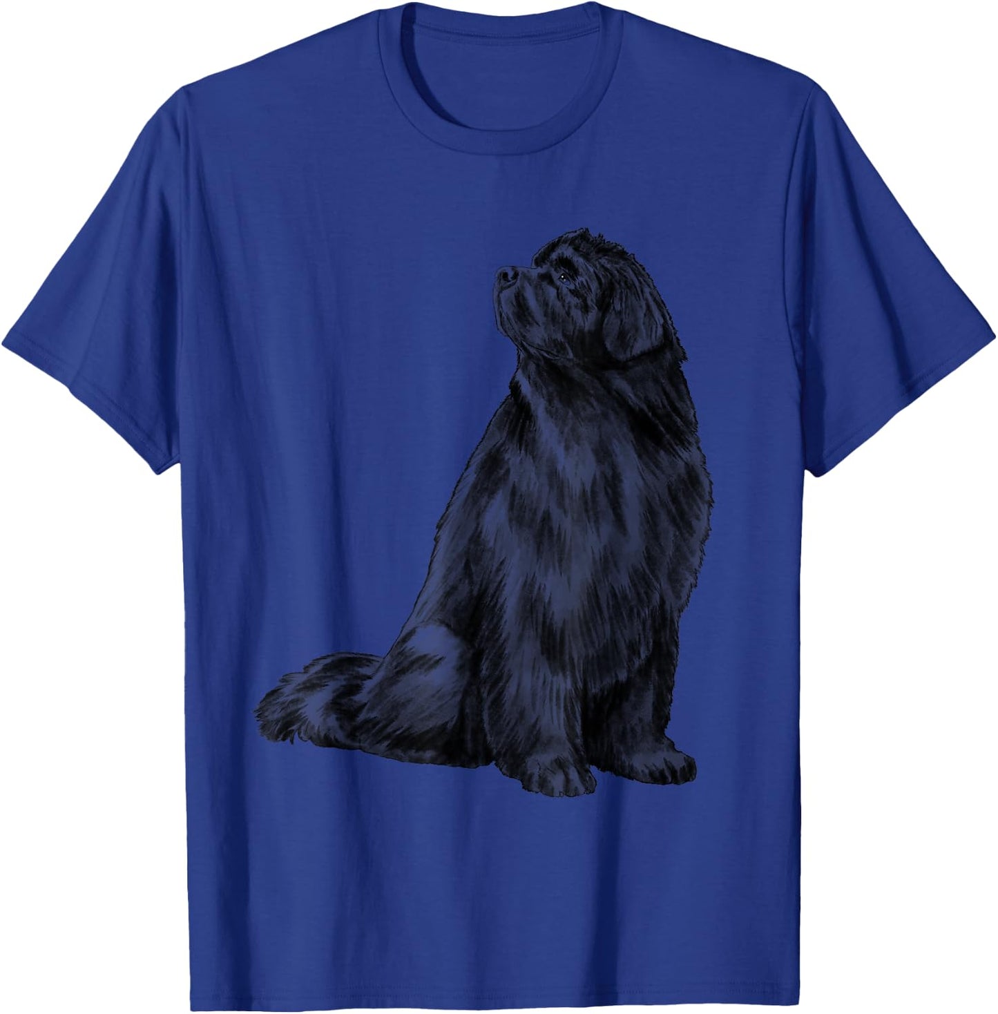 Newfoundland Dog Gifts Sitting Newfie Dog Newfoundland T-Shirt - T-Shirt | Royal