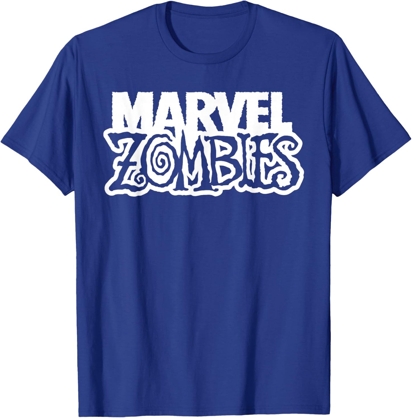 Marvel Zombies Official Logo Halloween T-Shirt - T-Shirt | Royal