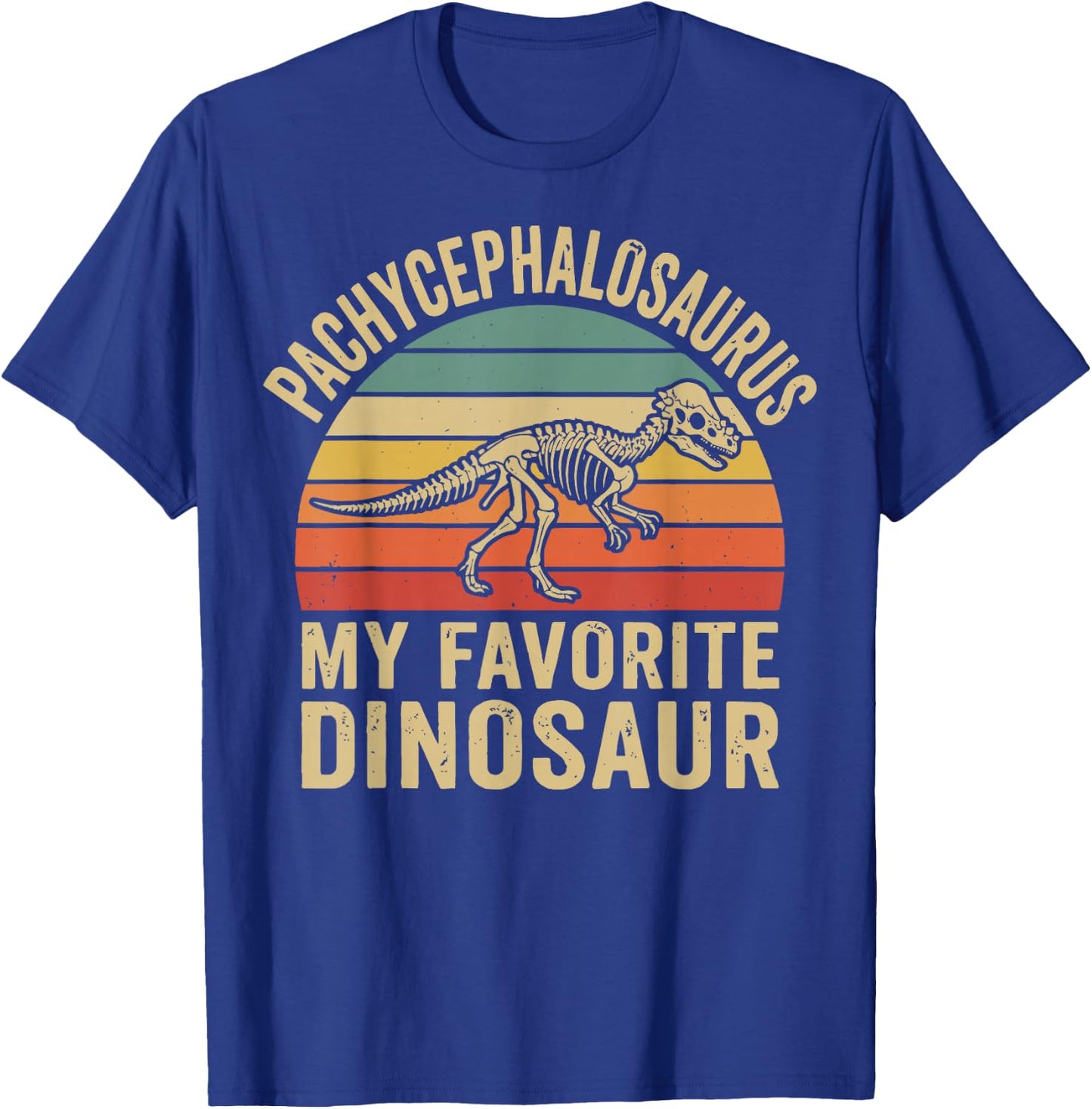 Pachycephalosaurus My Favorite Dinosaur T-Shirt - T-Shirt | Royal