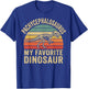 Pachycephalosaurus My Favorite Dinosaur T-Shirt - T-Shirt | Royal